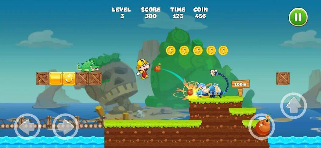 Скачать взломанную Bean's World Super: Run Games [Много монет] MOD apk на Андроид