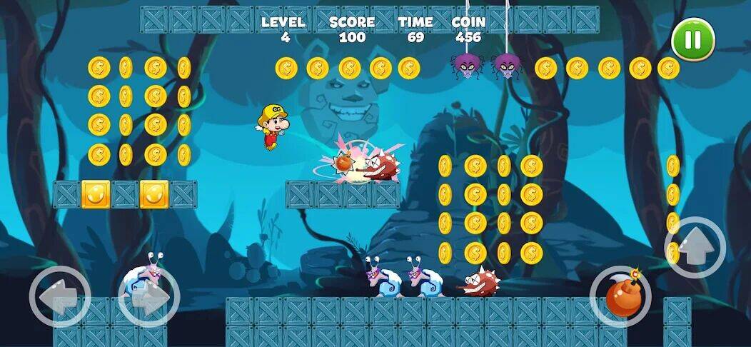 Скачать взломанную Bean's World Super: Run Games [Много монет] MOD apk на Андроид