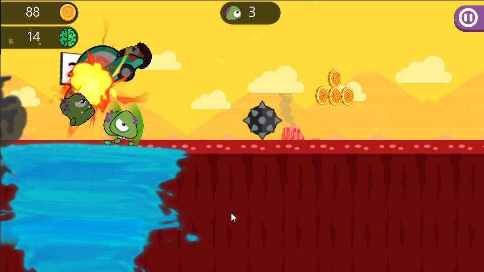 Скачать взломанную Монстр бег: прыгай или умереть [Много денег] MOD apk на Андроид