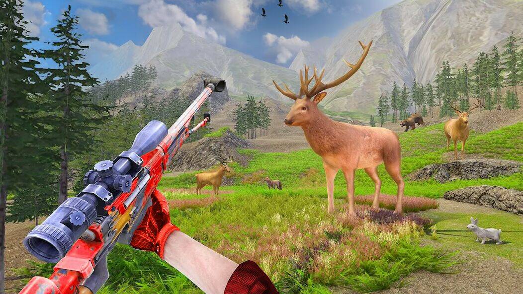 Скачать взломанную Animal Hunting -Shooting Games [Мод меню] MOD apk на Андроид