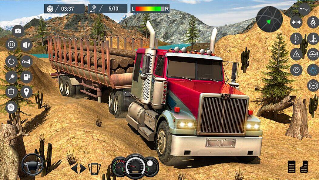 Скачать взломанную Симулятор грузовиков [Много денег] MOD apk на Андроид