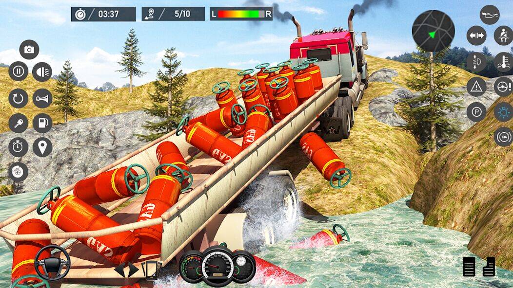 Скачать взломанную Симулятор грузовиков [Много денег] MOD apk на Андроид