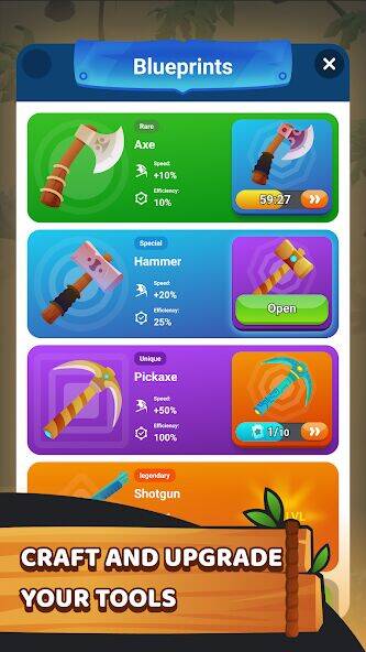 Скачать взломанную Survival Island Builder [Бесплатные покупки] MOD apk на Андроид