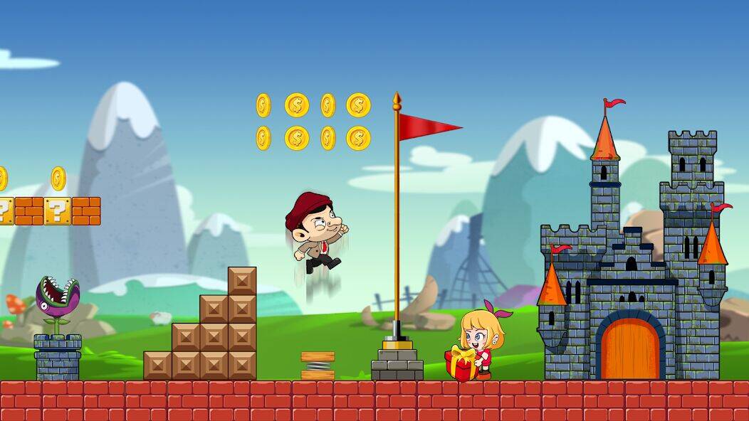 Скачать взломанную Super Bean Adventure: Run Game [Много монет] MOD apk на Андроид