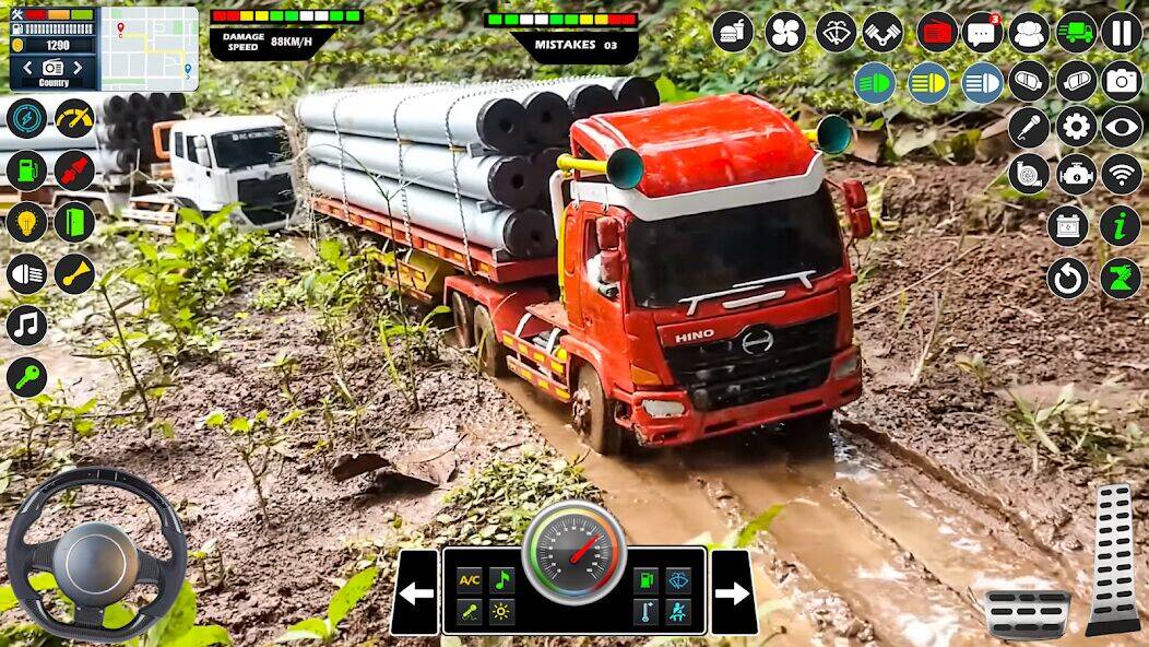 Скачать взломанную Симулятор бегуна по грязи 3D [Много денег] MOD apk на Андроид