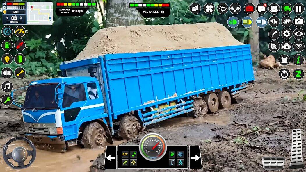 Скачать взломанную Симулятор бегуна по грязи 3D [Много денег] MOD apk на Андроид