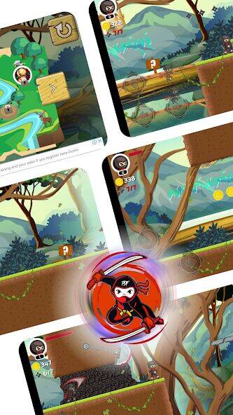 Скачать взломанную Ninja Jumper - Hero PDF [Много денег] MOD apk на Андроид
