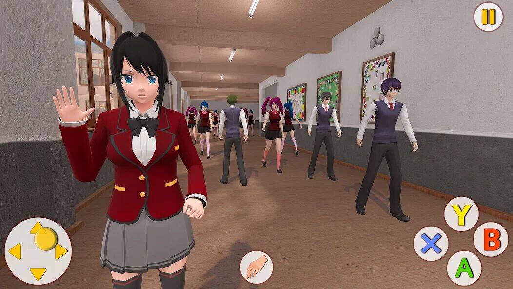 Скачать взломанную Real Girls School Simulator [Мод меню] MOD apk на Андроид
