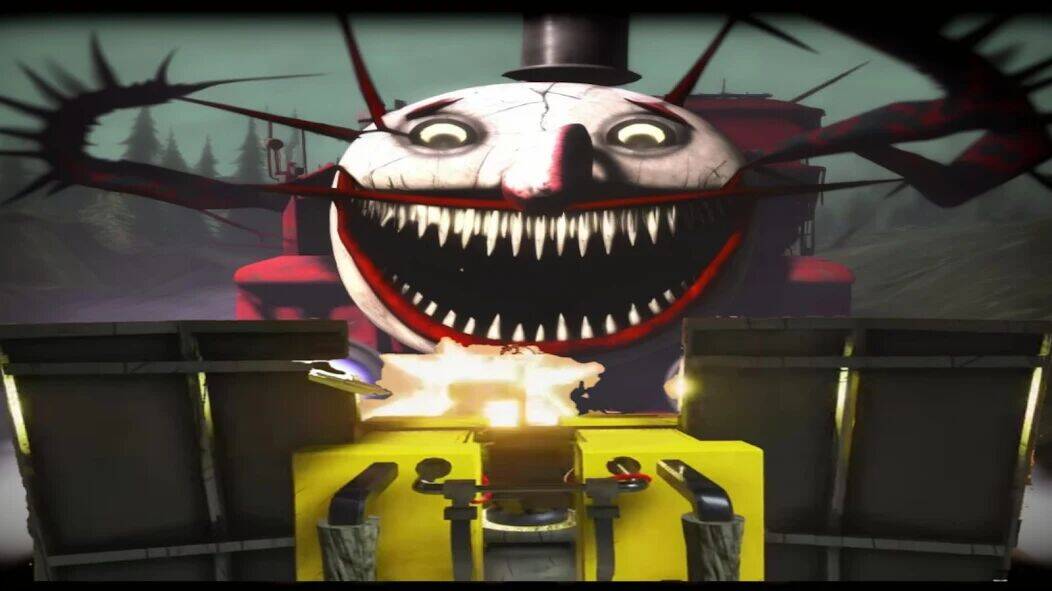 Скачать взломанную Scary Spider Horror Train Game [Много монет] MOD apk на Андроид