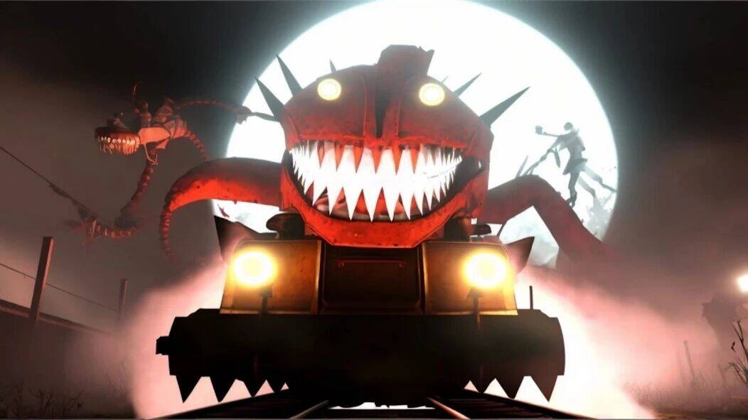 Скачать взломанную Scary Spider Horror Train Game [Много монет] MOD apk на Андроид