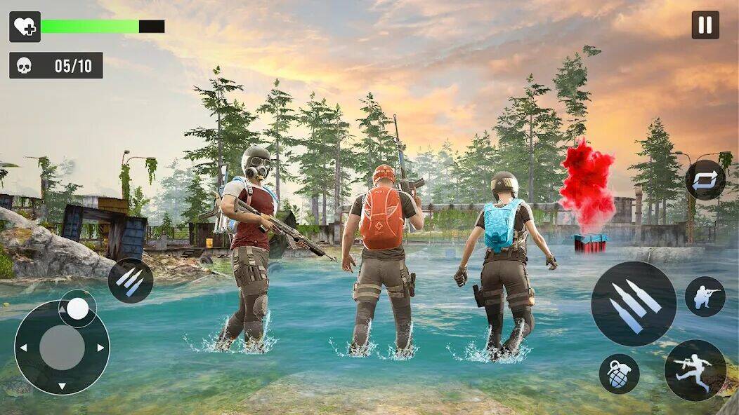 Скачать взломанную FPS offline Gun Shooting Games [Мод меню] MOD apk на Андроид