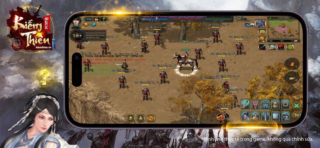 Скачать взломанную Kiếm Thiên Mobile [Много монет] MOD apk на Андроид
