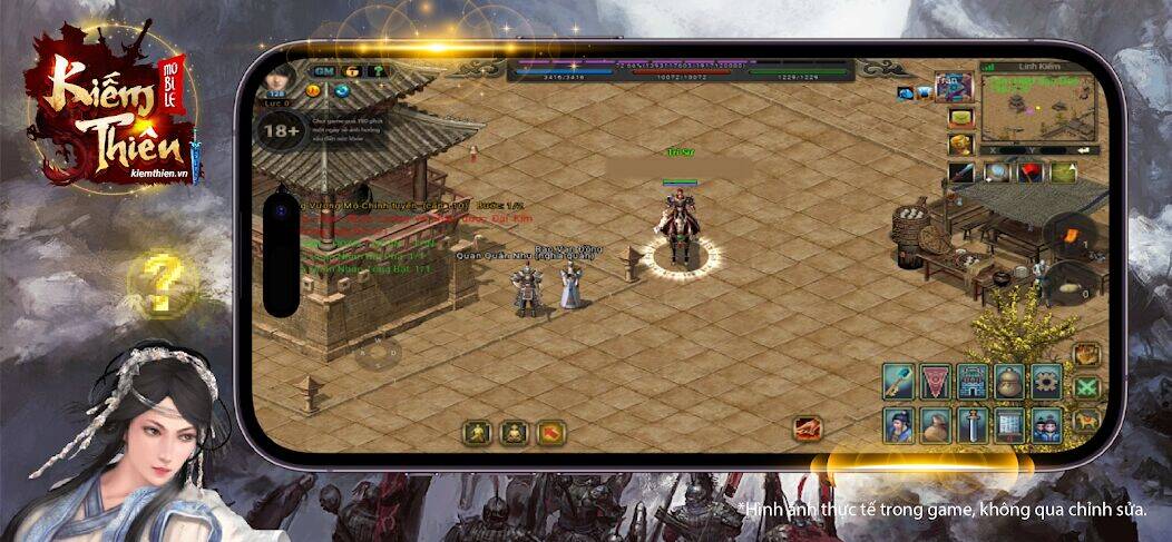 Скачать взломанную Kiếm Thiên Mobile [Много монет] MOD apk на Андроид