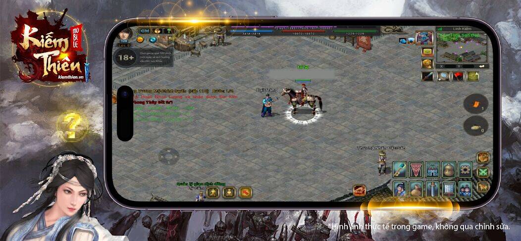 Скачать взломанную Kiếm Thiên Mobile [Много монет] MOD apk на Андроид