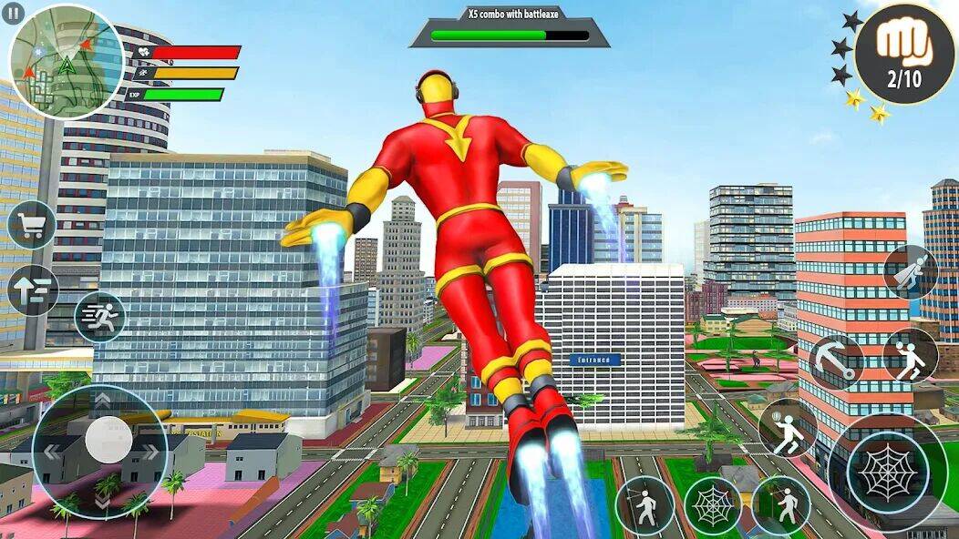 Скачать взломанную паук веревочный герой 3d [Бесплатные покупки] MOD apk на Андроид