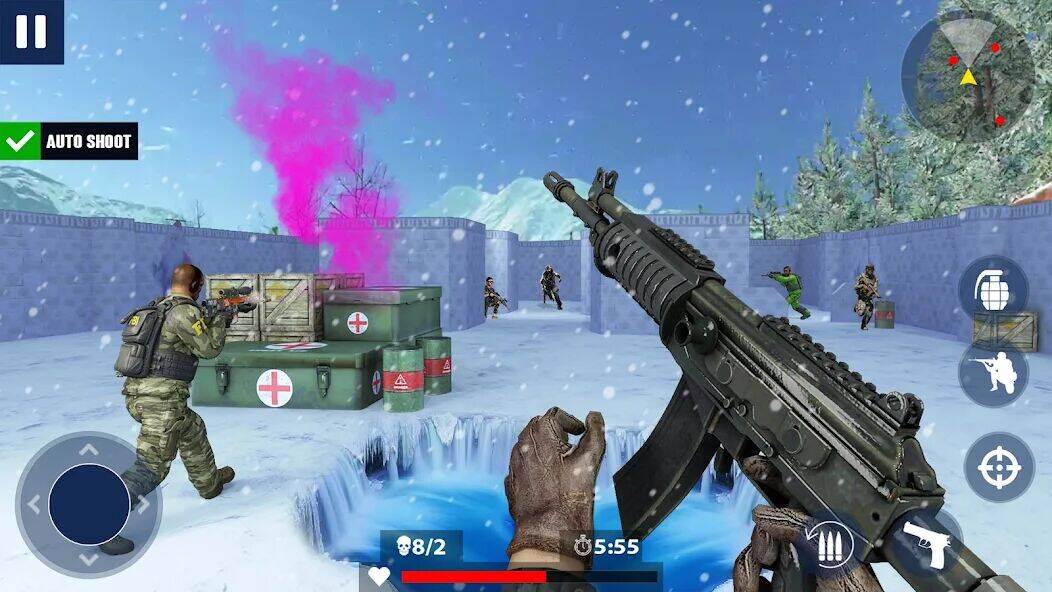 Скачать взломанную War Zone: Gun Shooting Games [Мод меню] MOD apk на Андроид