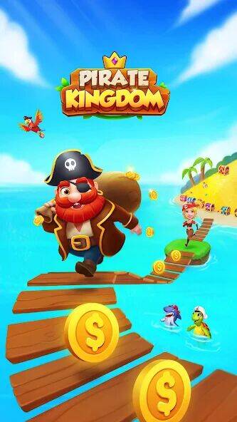 Скачать взломанную Coin Rush - Pirate Run [Много монет] MOD apk на Андроид