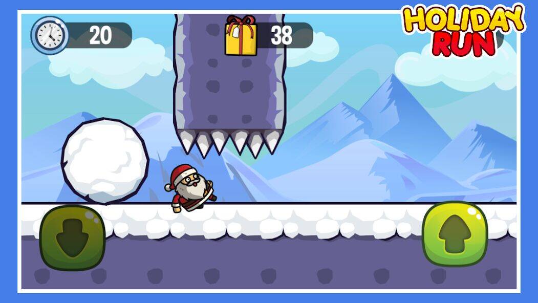 Скачать взломанную Holiday Run  [Бесплатные покупки] MOD apk на Андроид