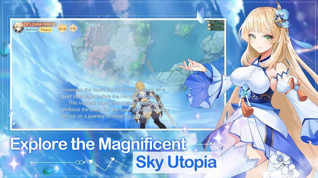 Скачать взломанную Sky Utopia [Много денег] MOD apk на Андроид