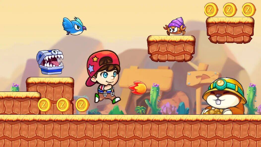 Скачать взломанную Super Matteo Adventure [Много денег] MOD apk на Андроид