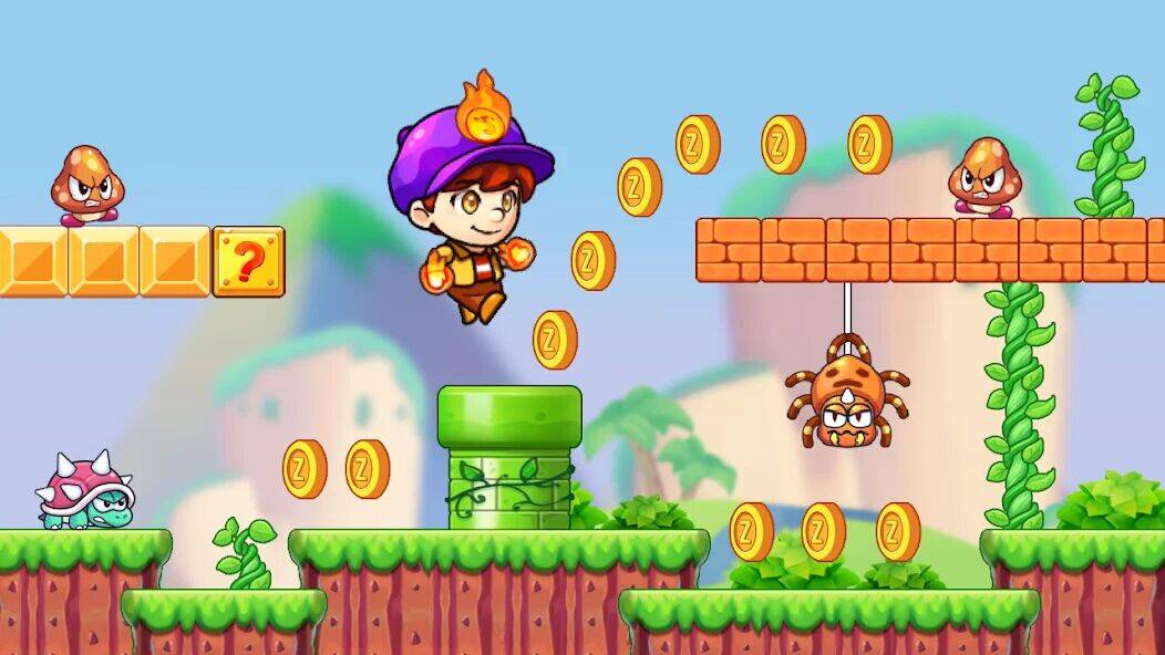 Скачать взломанную Super Matteo Adventure [Много денег] MOD apk на Андроид