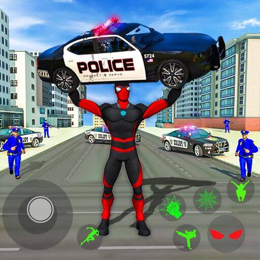 Скачать взломанную паук Майами веревка герой чело [Мод меню] MOD apk на Андроид