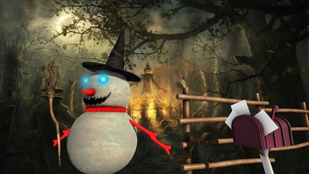 Скачать взломанную Evil Scary Snowman Games 3d [Мод меню] MOD apk на Андроид