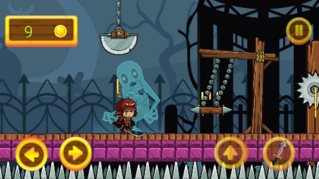 Скачать взломанную samurai adventure [Много монет] MOD apk на Андроид