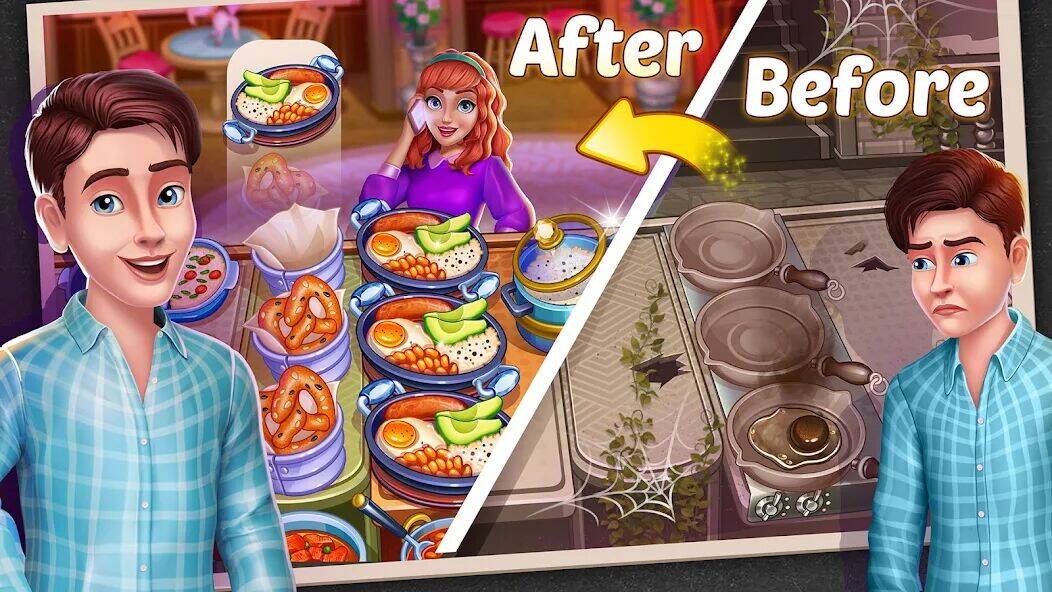 Скачать взломанную American Cooking Star [Бесплатные покупки] MOD apk на Андроид