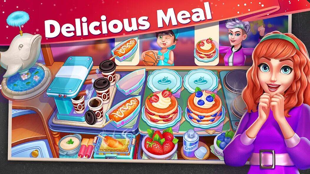 Скачать взломанную American Cooking Star [Бесплатные покупки] MOD apk на Андроид