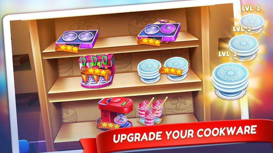 Скачать взломанную Кулинарные игры в ресторане [Бесплатные покупки] MOD apk на Андроид