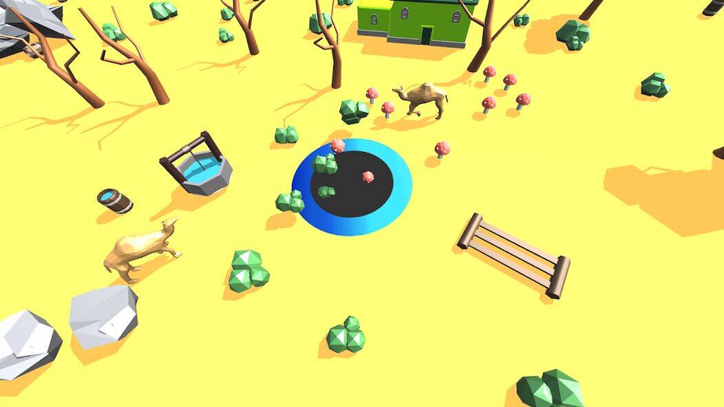 Скачать взломанную Hole Vacuum 3D [Много денег] MOD apk на Андроид
