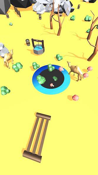 Скачать взломанную Hole Vacuum 3D [Много денег] MOD apk на Андроид