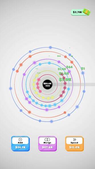 Скачать взломанную Idle Orbiters [Много денег] MOD apk на Андроид