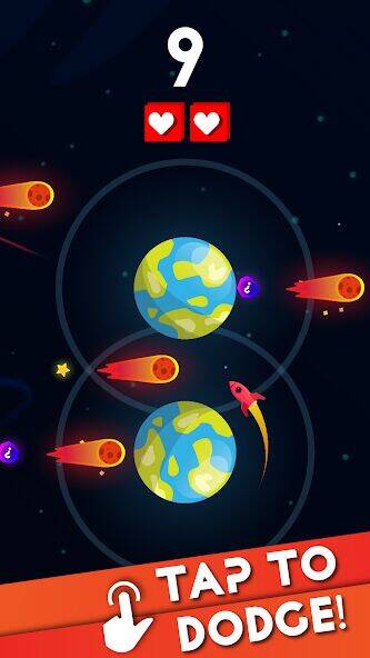 Скачать взломанную Rocket Spin: Космо Выживание [Мод меню] MOD apk на Андроид