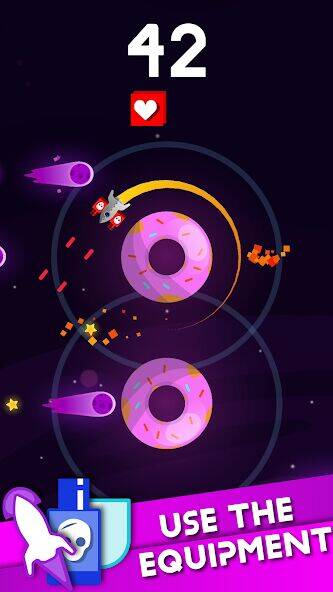 Скачать взломанную Rocket Spin: Космо Выживание [Мод меню] MOD apk на Андроид