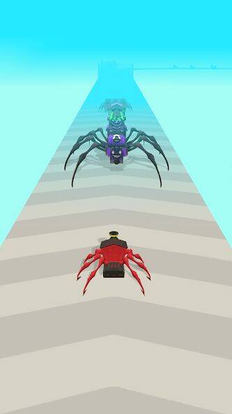Скачать взломанную Merge Spider Train. [Бесплатные покупки] MOD apk на Андроид