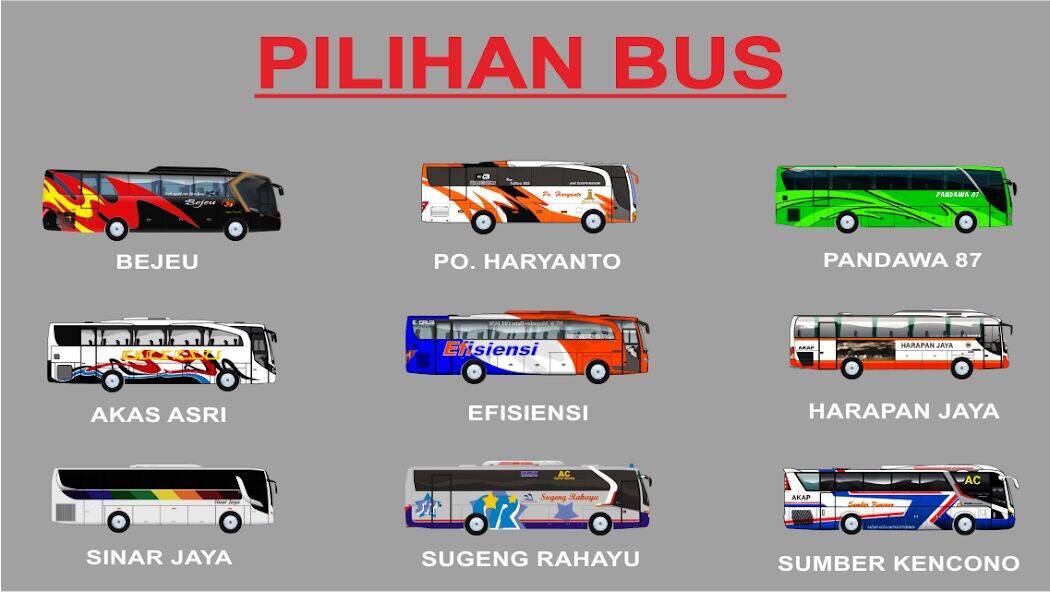 Скачать взломанную PO Haryanto Bus Indonesia [Бесплатные покупки] MOD apk на Андроид