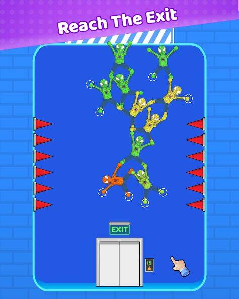 Скачать взломанную Stickman Tower [Много монет] MOD apk на Андроид