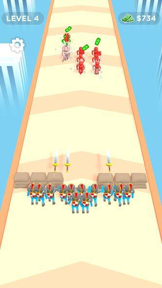 Скачать взломанную Crowd Evolution! [Бесплатные покупки] MOD apk на Андроид