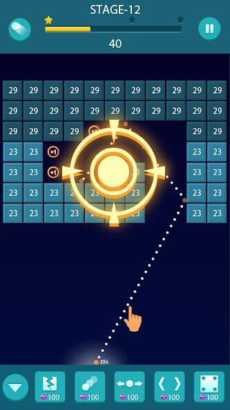 Скачать взломанную Кирпичный шарик [Много денег] MOD apk на Андроид