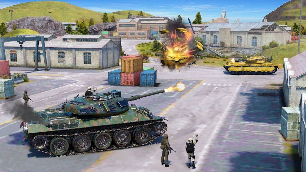 Скачать взломанную Армейские танковые игры война [Бесплатные покупки] MOD apk на Андроид