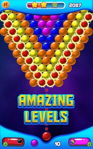 Скачать взломанную Bubble Shooter 2 [Много монет] MOD apk на Андроид