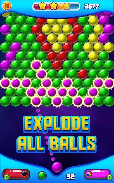 Скачать взломанную Bubble Shooter 2 [Много монет] MOD apk на Андроид