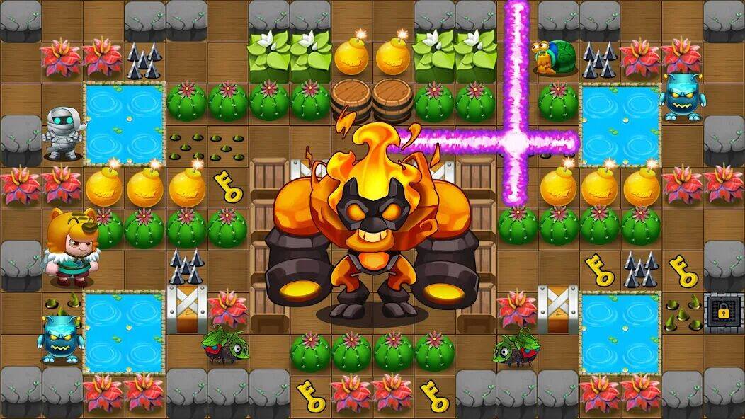 Скачать взломанную Bomb Man Legend [Много денег] MOD apk на Андроид