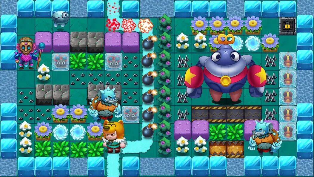 Скачать взломанную Bomb Man Legend [Много денег] MOD apk на Андроид