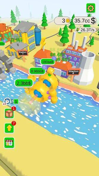 Скачать взломанную Water Power [Много денег] MOD apk на Андроид
