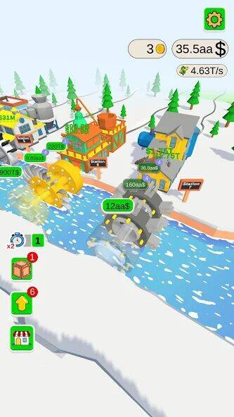 Скачать взломанную Water Power [Много денег] MOD apk на Андроид