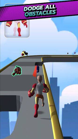 Скачать взломанную Power Up: вызов супергероя [Бесплатные покупки] MOD apk на Андроид