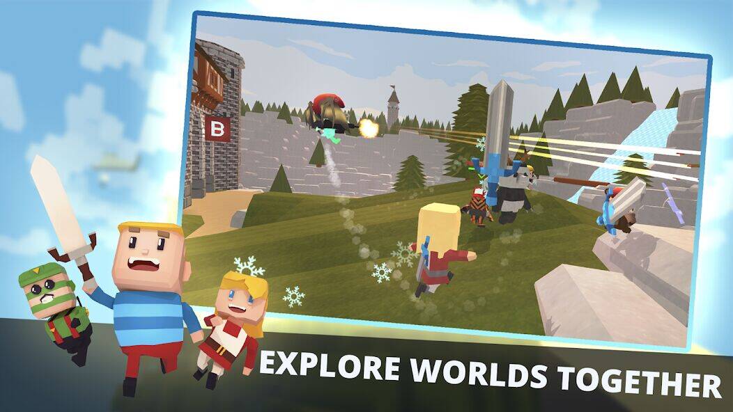 Скачать взломанную Kogama Friends [Мод меню] MOD apk на Андроид